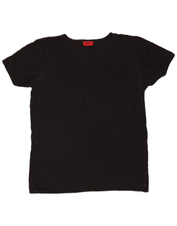 Tricou pentru bărbați Hugo Boss Top 2XL bumbac negru