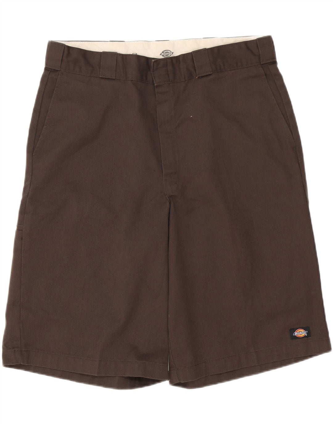 DICKIES Pantaloni scurți chino cu tăiere lejeră pentru bărbați W36 Poliester maro mare
