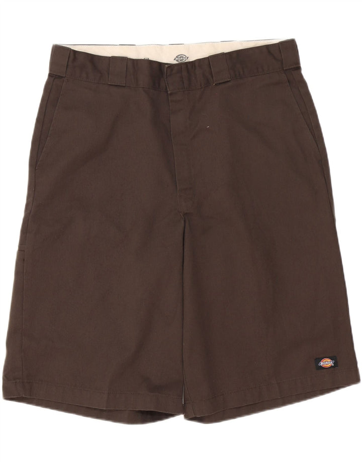 DICKIES Pantaloni scurți chino cu tăiere lejeră pentru bărbați W36 Poliester maro mare