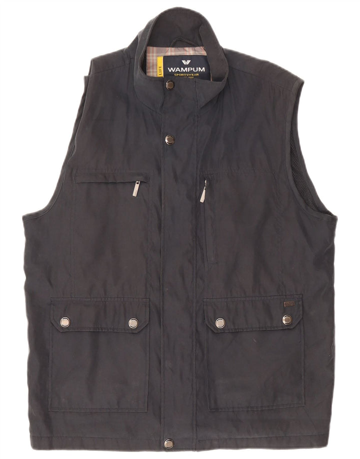 Gilet Wampum pentru bărbați, UK 42 XL, poliester negru