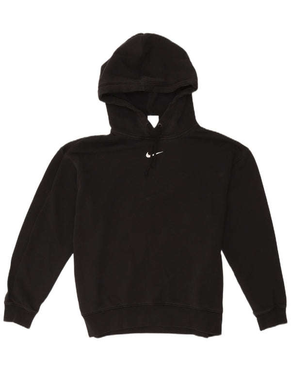 Pulover Nike pentru bărbați, cu captură lejeră, mic, negru, bumbac