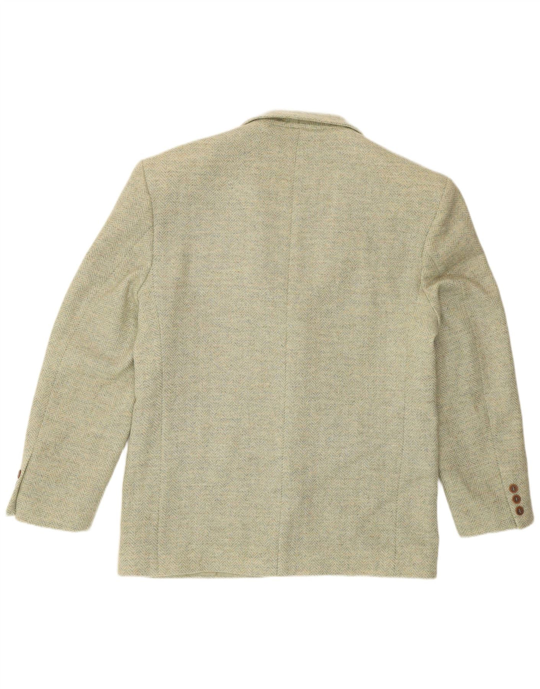 Jachetă pentru bărbați Enrico Finzi, cu 2 nasturi, IT 50 Large Green Herringbone
