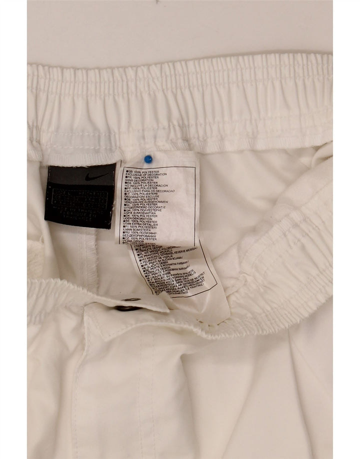 NIKE Womens Chino Shorts Large W32  White Polyester