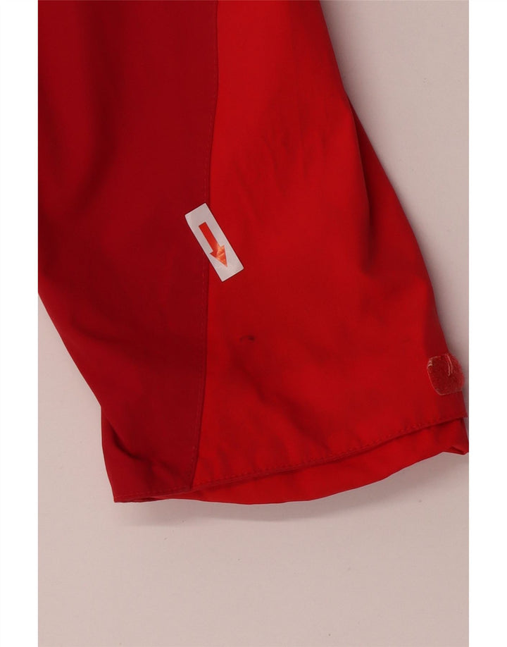 Jack Wolfskin Jachetă de ploaie cu glugă pentru femei UK 22/24 2XL Roșu