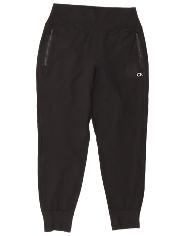 Pantaloni de trening elastic pentru femei Calvin Klein Pantaloni de jogging UK 16 Large Black