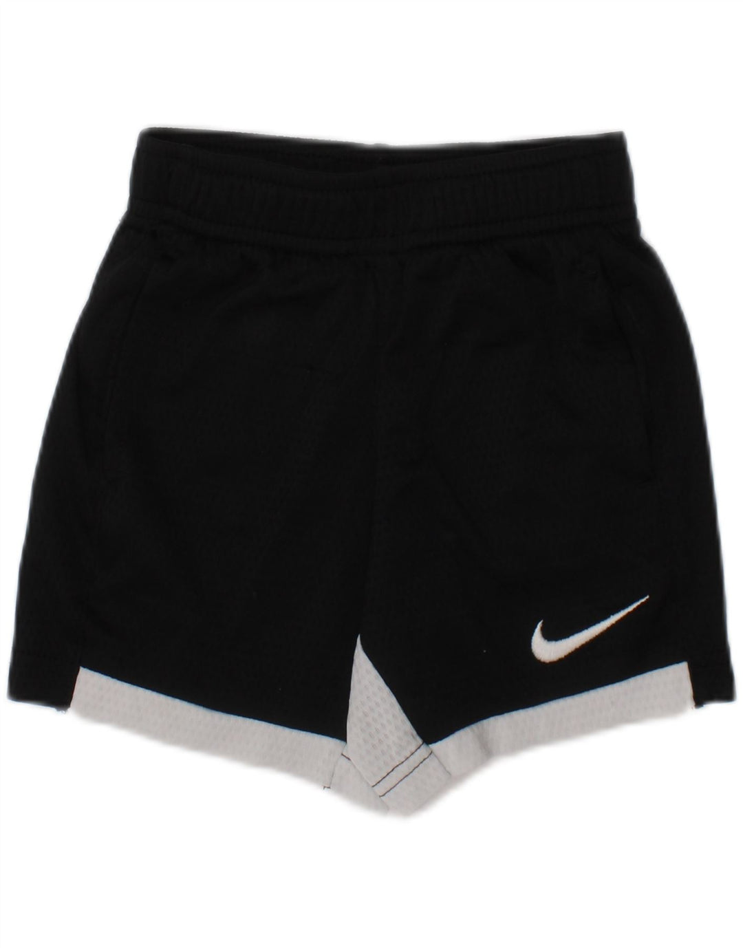 Pantaloni scurți sport grafic Nike pentru bebeluși 18-24 luni, negru, color block