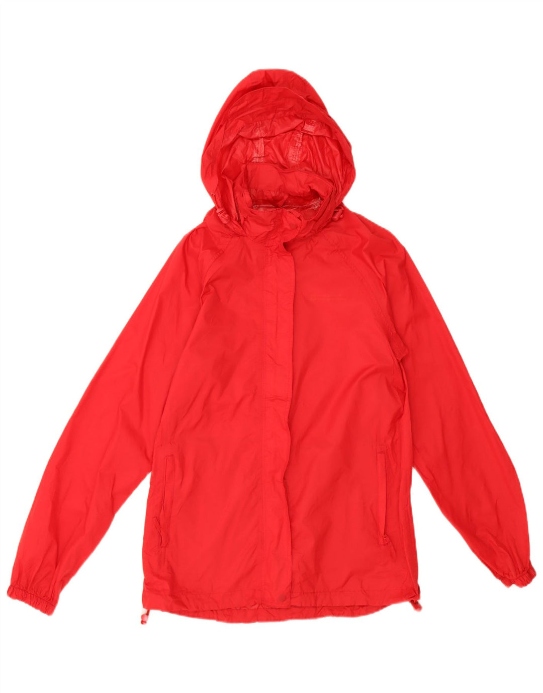Jachetă de ploaie cu glugă pentru femei Mountain Warehouse UK 8 Small Red Nylon