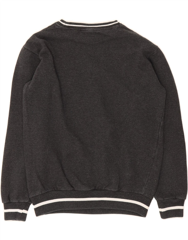 ELLESSE Mens Graphic Sweatshirt Jumper Small Grey Cotton Vintage Ellesse and Second-Hand Ellesse from Messina Hembry 
