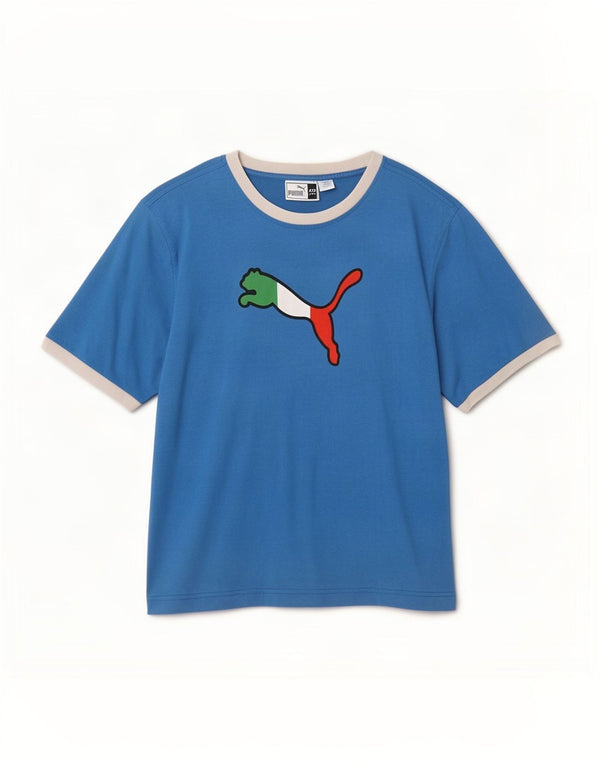 Tricou cu grafic Puma pentru bărbați Top 2XL, albastru, bloc de culoare