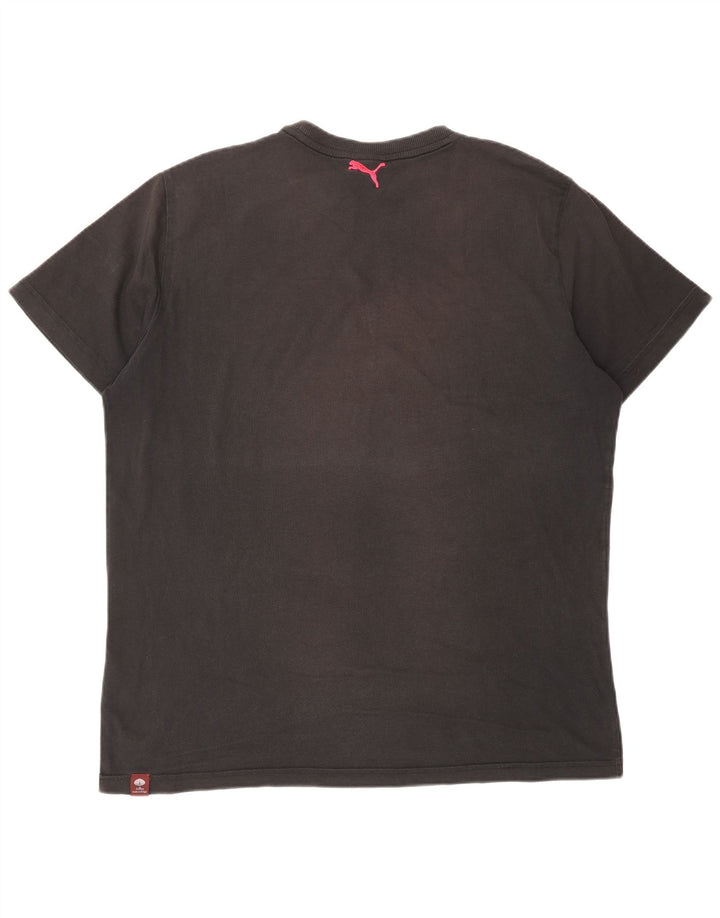 Tricou grafic PUMA pentru bărbați Top mare negru