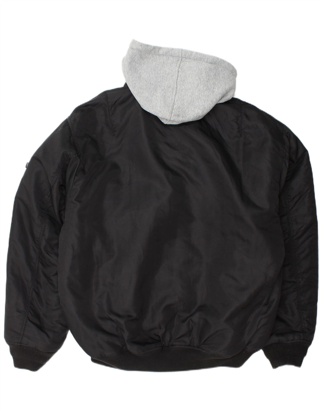 Jachetă bomber cu glugă pentru bărbați BRANDIT UK 46 3XL Nylon negru