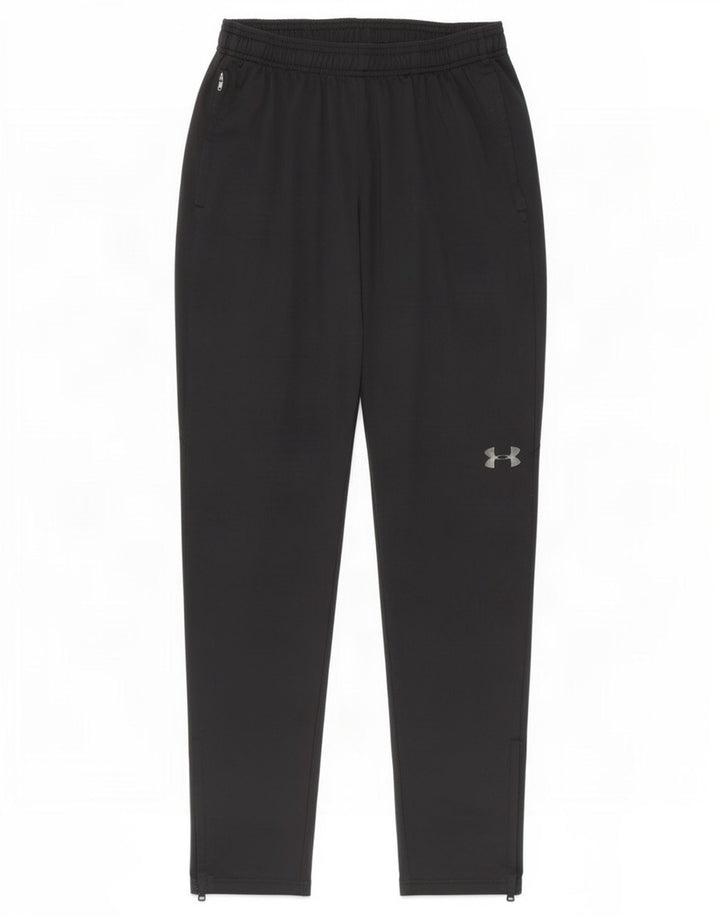 Pantaloni de trening Under Armour pentru bărbați, poliester negru mic