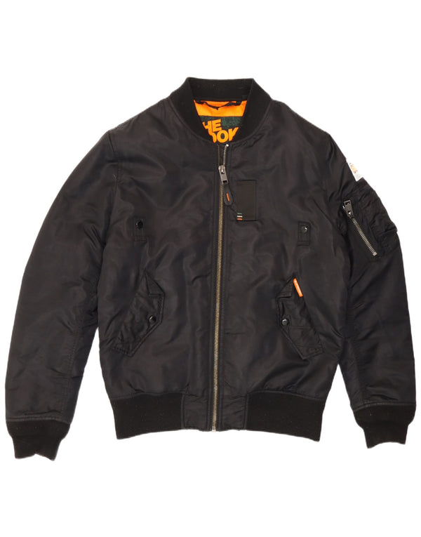 Superdry The Rookie Bomber Jacket pentru bărbați UK 40 Large Black