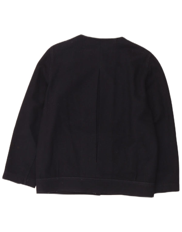 Cardigan Vintage pentru femei Top IT 42 Mediu Lână bleumarin