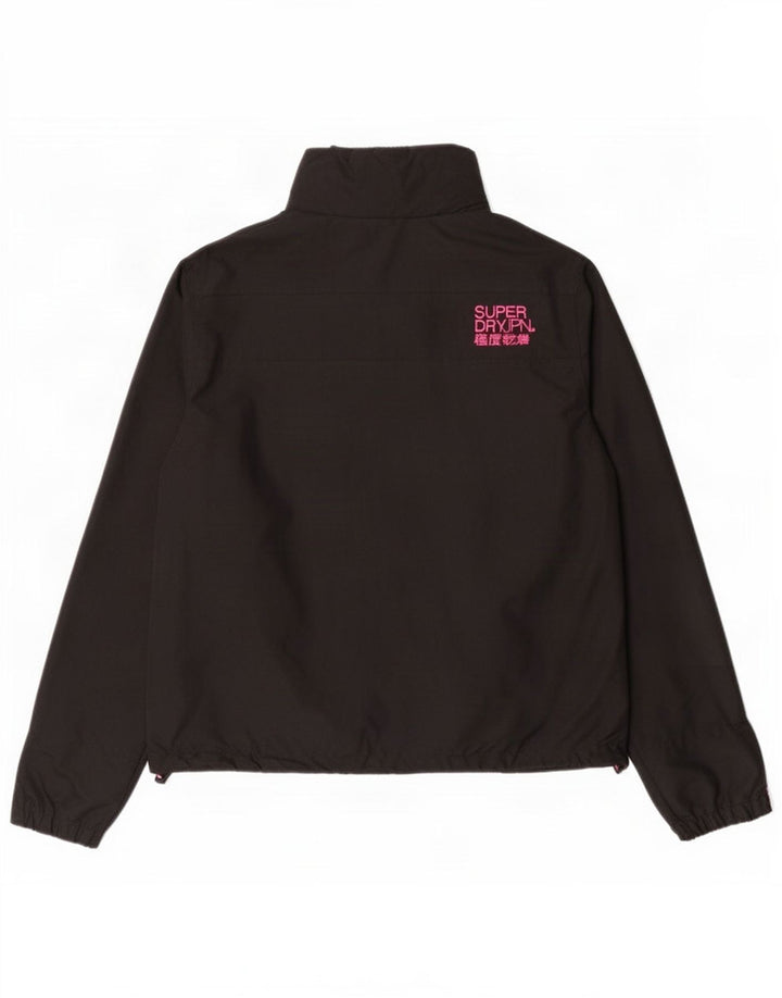 Jachetă de ploaie The Windcheater Superdry pentru femei UK 18 XL Nylon negru