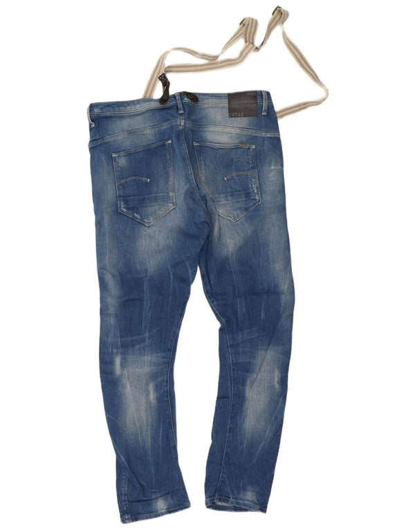 Blugi G-Star pentru bărbați Acid Wash Anti Fit Slim W30 L28 Bumbac albastru