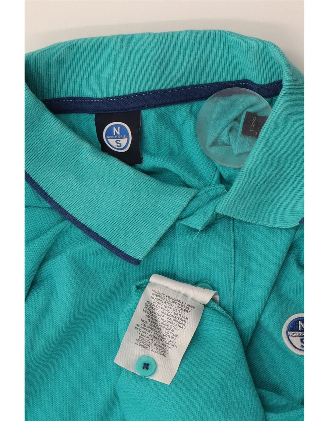 Tricou polo pentru bărbați North Sails, mare, albastru, bumbac