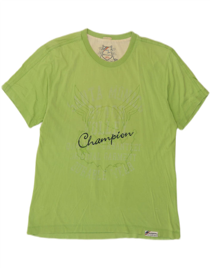 Tricou grafic pentru bărbați Champion Top Medium Verde