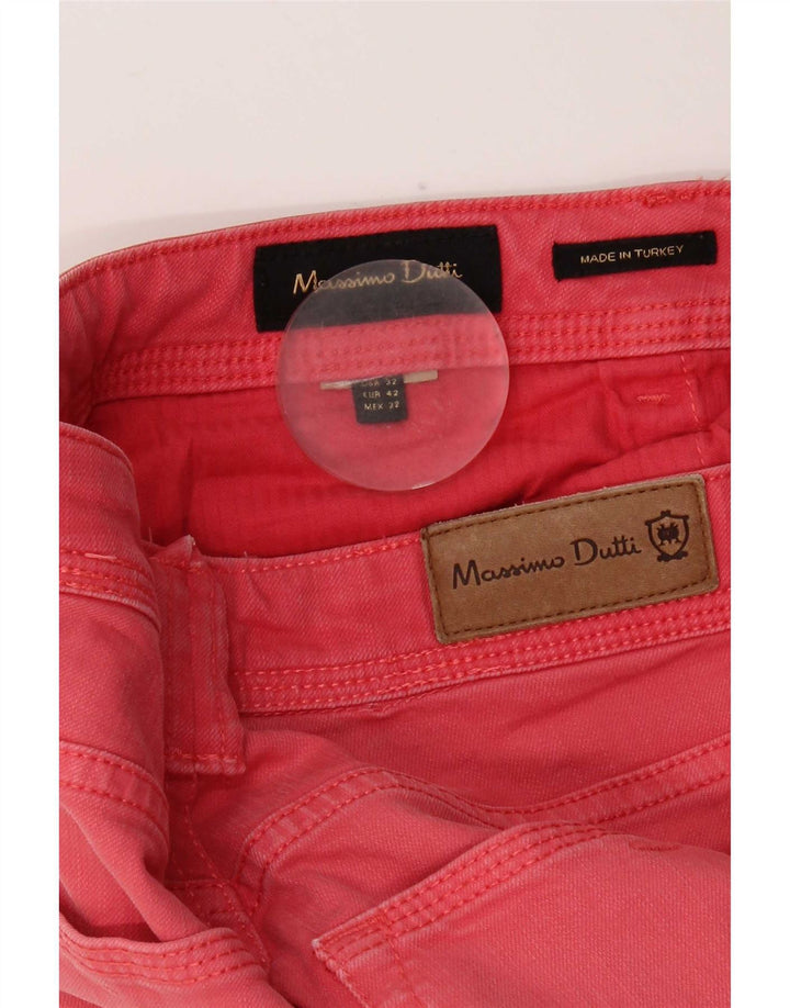 Massimo Dutti blugi bărbați slim EU 42 Large W32 L31 roz