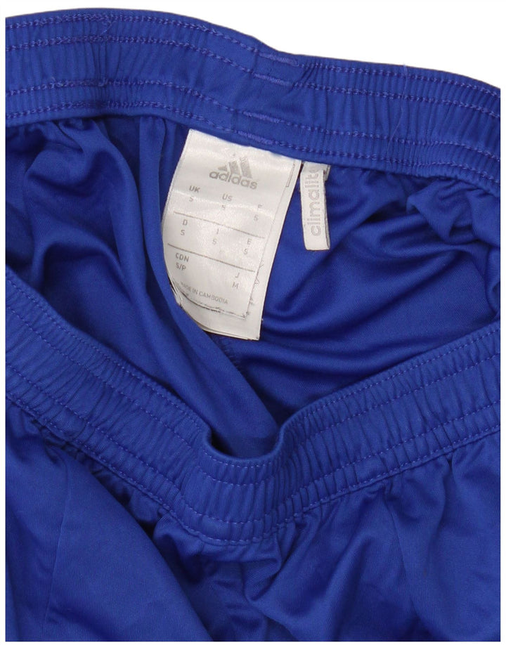 Pantaloni scurți sport Climalite Adidas pentru bărbați, albastru, poliester color bloc