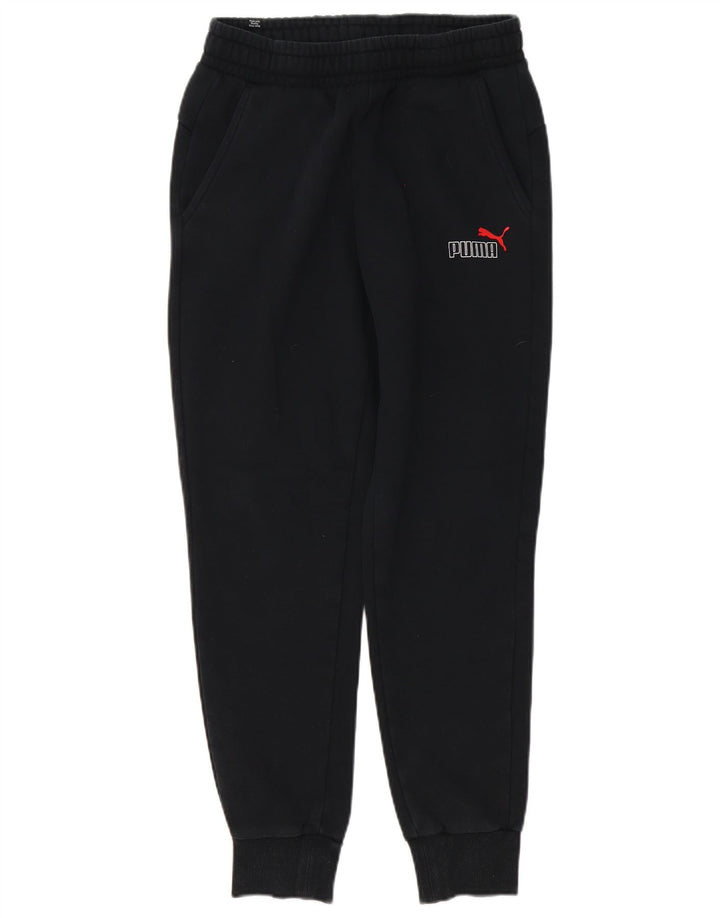 Pantaloni de trening Puma pentru bărbați Pantaloni de jogging Mici Bumbac Negru