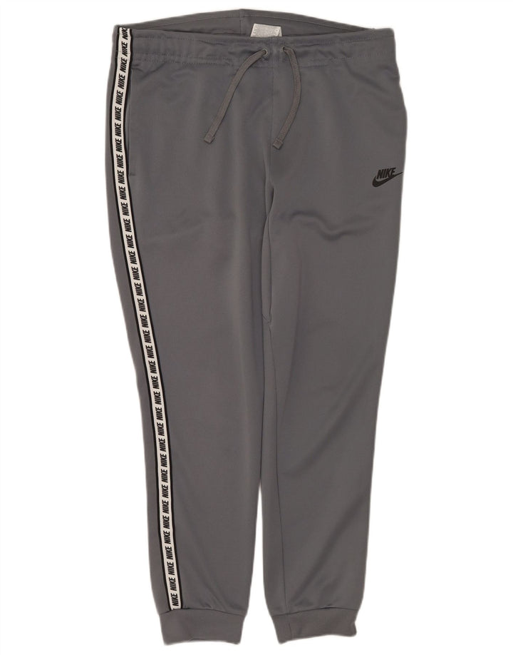 Pantaloni de trening grafic pentru bărbați Nike Pantaloni de jogging, gri mediu, bloc de culoare