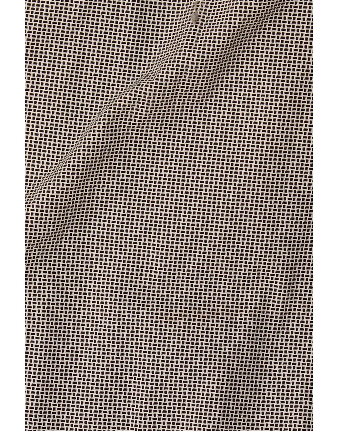 Cămașă pentru bărbați Hugo Boss Regular Fit, bumbac geometric negru mediu