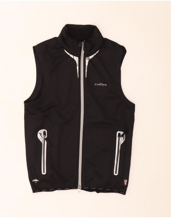 Jachetă de trening fără mâneci pentru bărbați Chervo UK 38 Medium Black