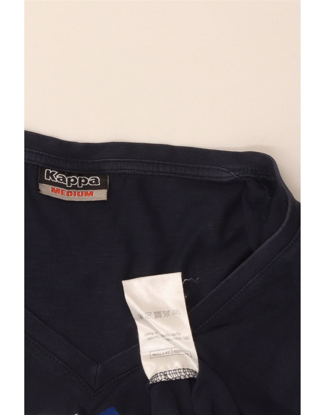 Tricou grafic KAPPA pentru femei Top UK 12 Medium Bleumarin Bumbac