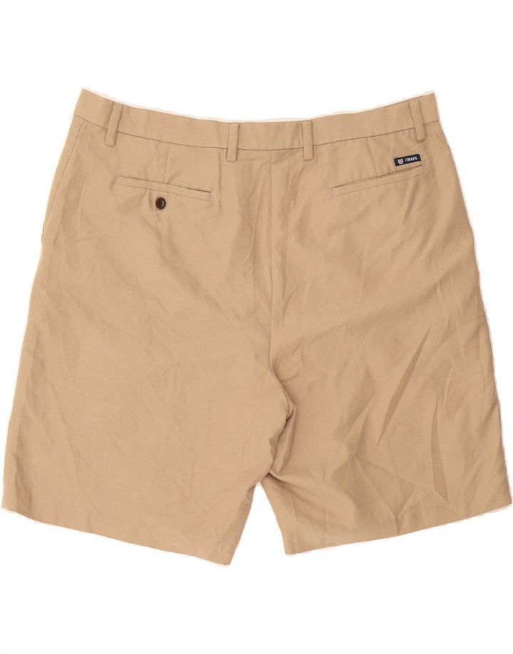 CHAPS Mens Chino Shorts W42 2XL Beige Polyester Vintage Chaps and Second-Hand Chaps from Messina Hembry 