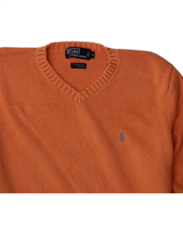 POLO RALPH LAUREN Pulover cu decolteu în V pentru bărbați portocaliu mediu