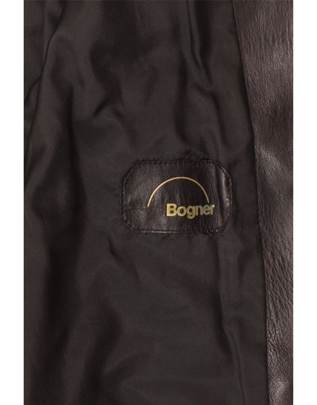 Jachetă din piele pentru femei BOGNER UK 14 Medium Black