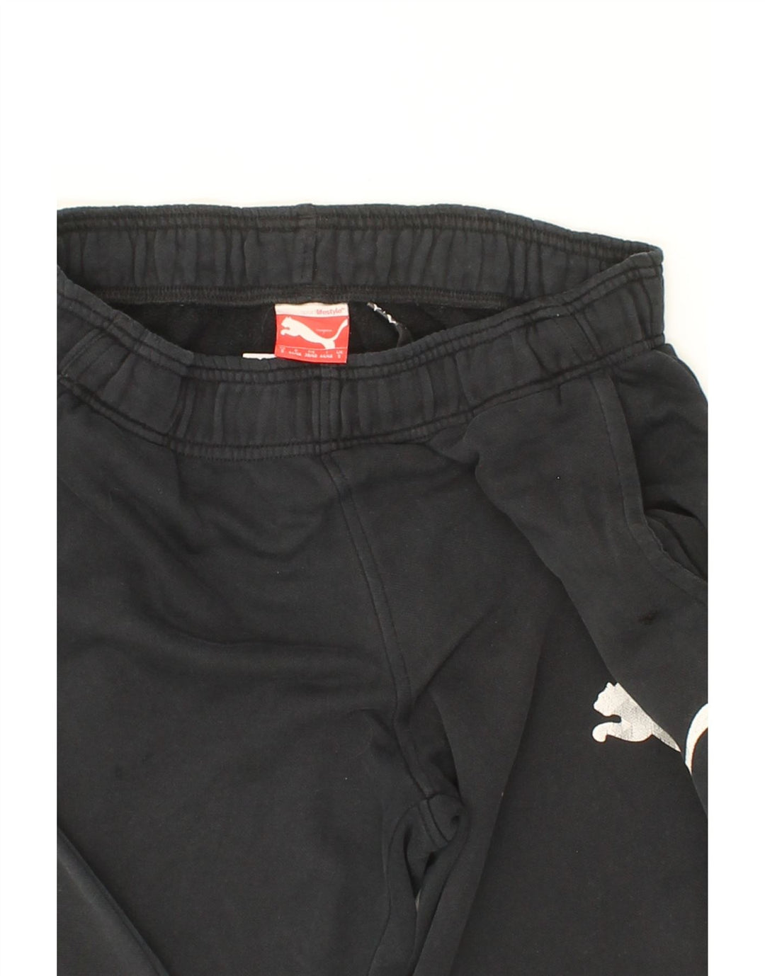 PUMA Mens Tracksuit Trousers Joggers Small Black Cotton Vintage Puma and Second-Hand Puma from Messina Hembry 