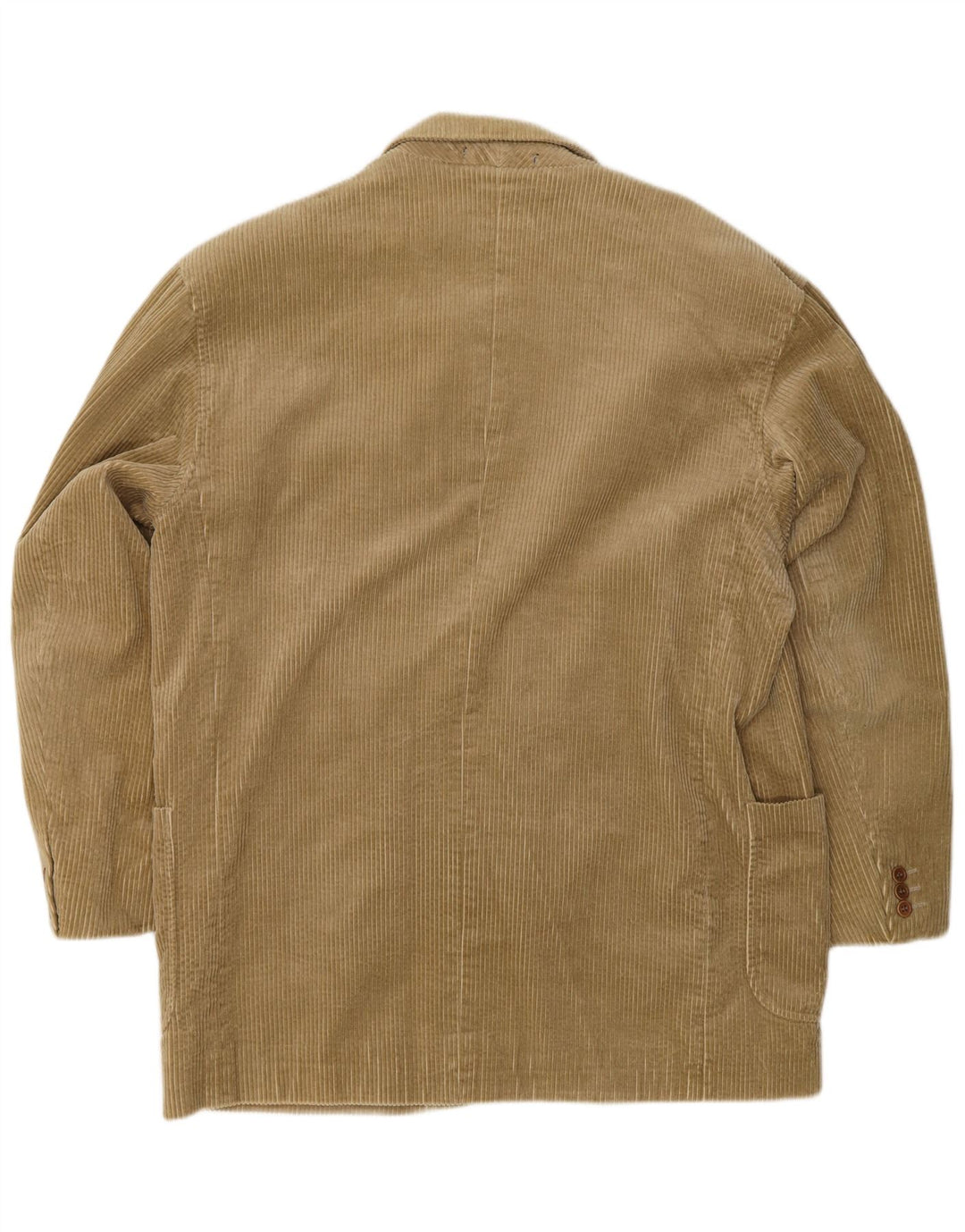 Partea a doua jachetă blazer pentru bărbați din velur cu 3 nasturi US 42 XL bumbac bej