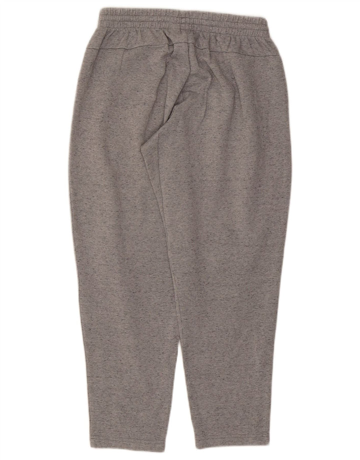 Pantaloni de trening Adidas pentru bărbați, bumbac cu pete gri medii