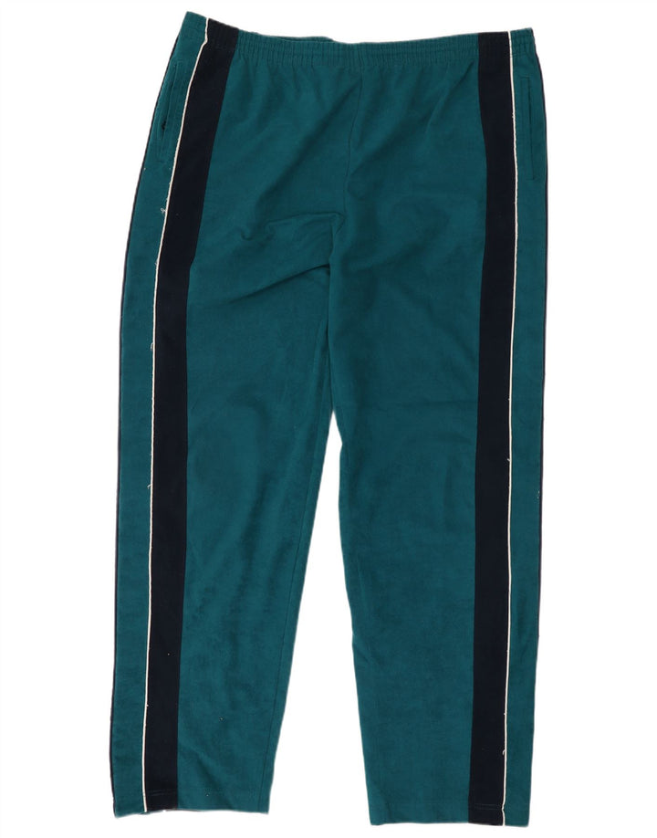 Pantaloni de trening grafic pentru bărbați Kappa, mari, albastru, poliester color bloc