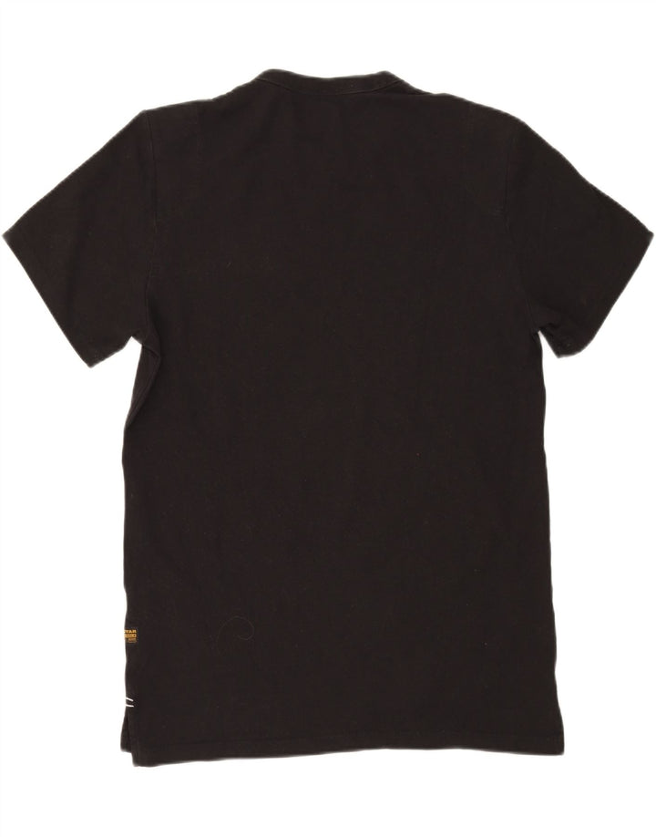 Tricou grafic G-STAR pentru bărbați Top mediu negru bumbac
