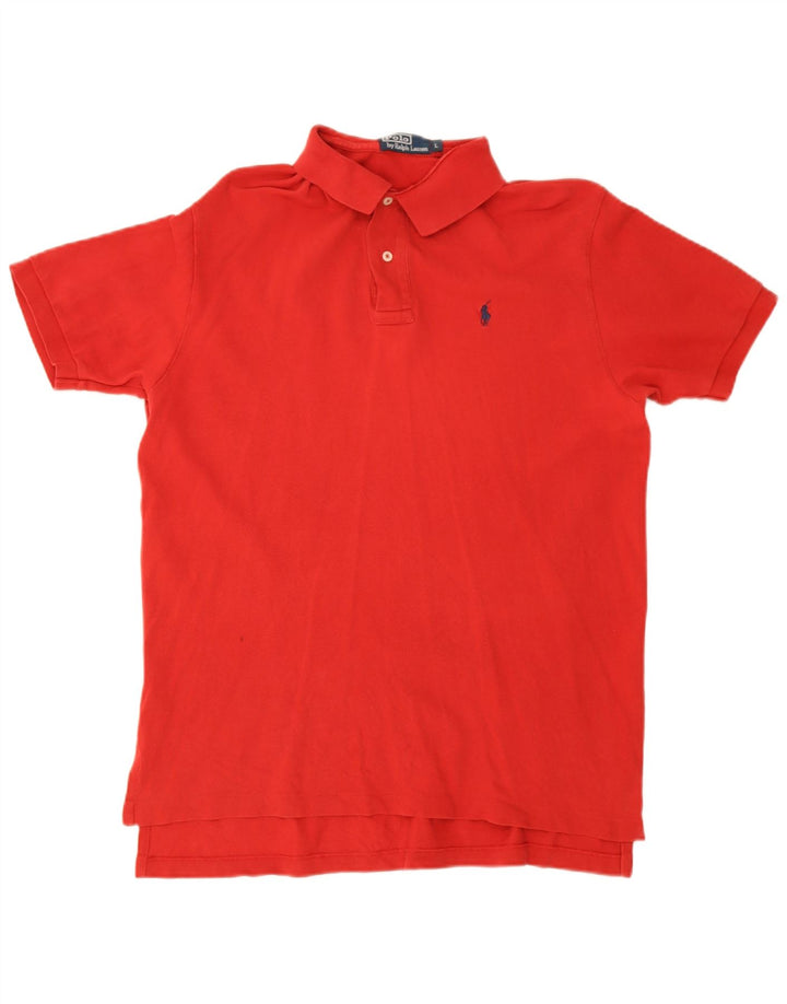 Polo Ralph Lauren pentru bărbați, mare, roșu, bumbac