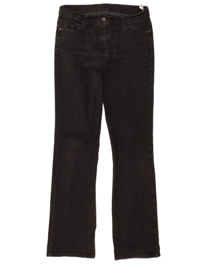 Blugi Bootcut pentru femei Marks & Spencer UK 10 Small W30 L29 Bumbac negru