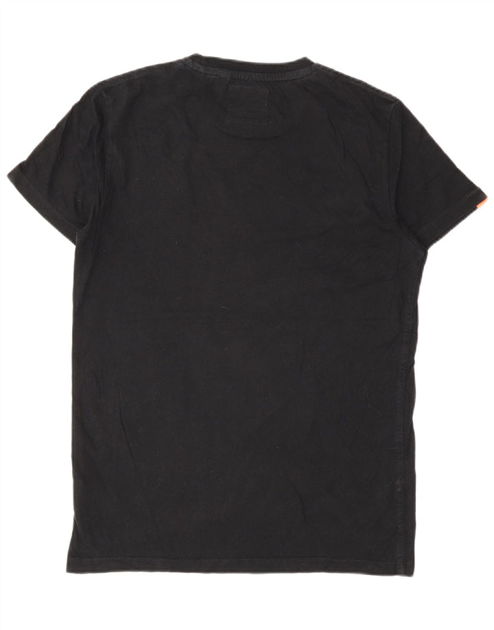 Tricou Superdry pentru bărbați Top mic, negru, bumbac