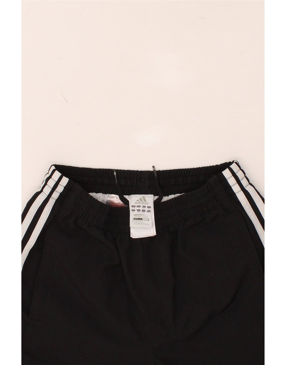 ADIDAS Boys Climalite Sport Shorts 13-14 Years Black Polyester Vintage Adidas and Second-Hand Adidas from Messina Hembry 