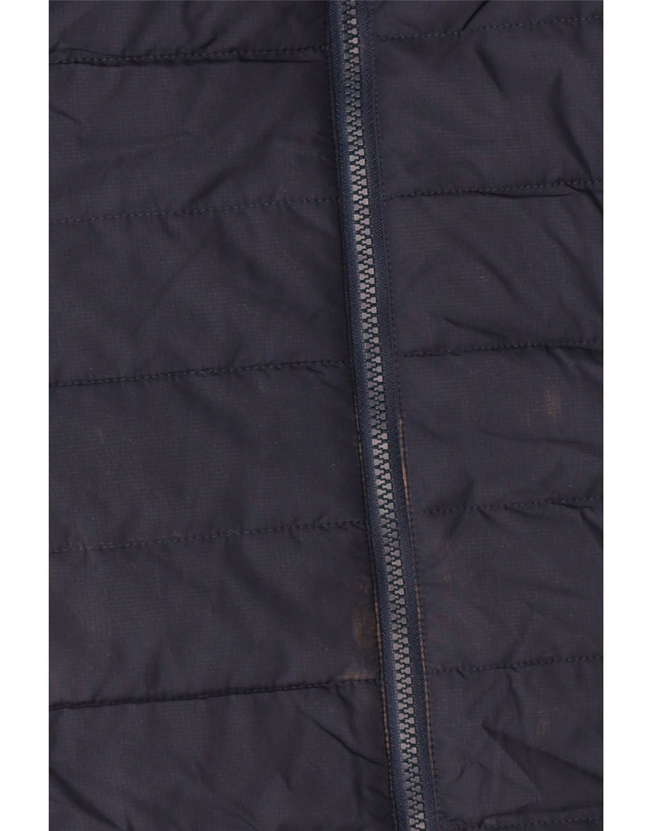 Jack Wolfskin Jachetă căptușită cu glugă pentru femei UK 8/10 Poliester bleumarin mic
