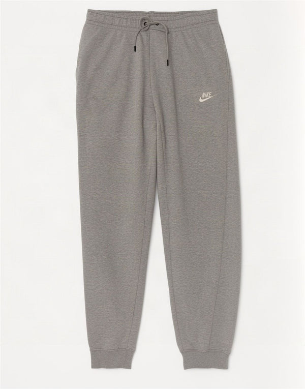 Nike Mens Tracksuit Trousers Joggers Small Grey Cotton