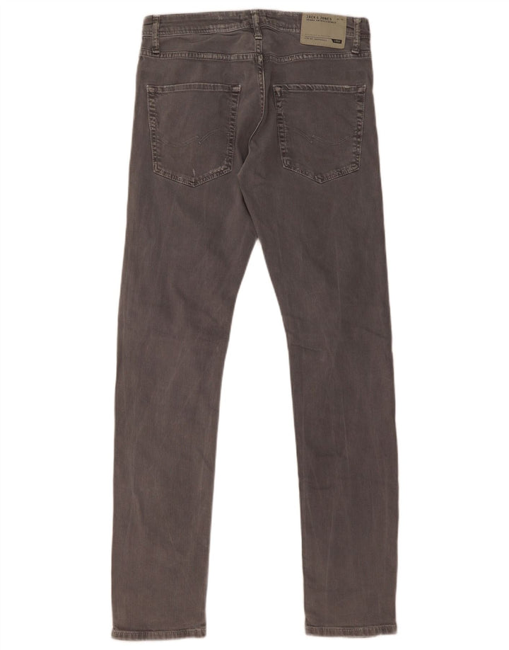 Jack & Jones GLENN blugi subțiri învechiți pentru bărbați W31 L32 bumbac gri