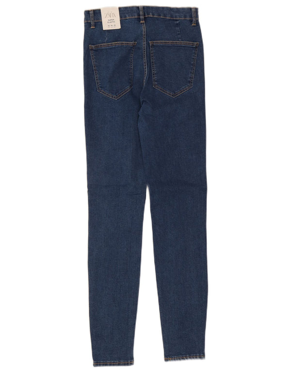 Blugi skinny dama Zara EU 38 Mici L28 L28 Bumbac albastru