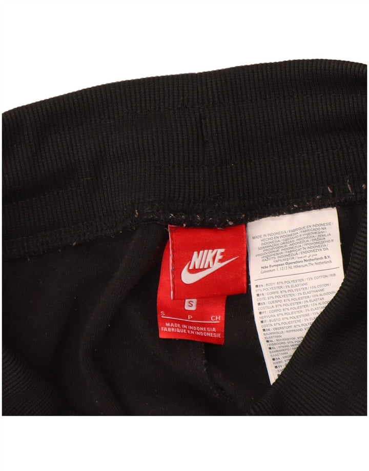 Pantaloni de trening pentru femei NIKE Pantaloni de jogging UK 8 Small Black Colorblock