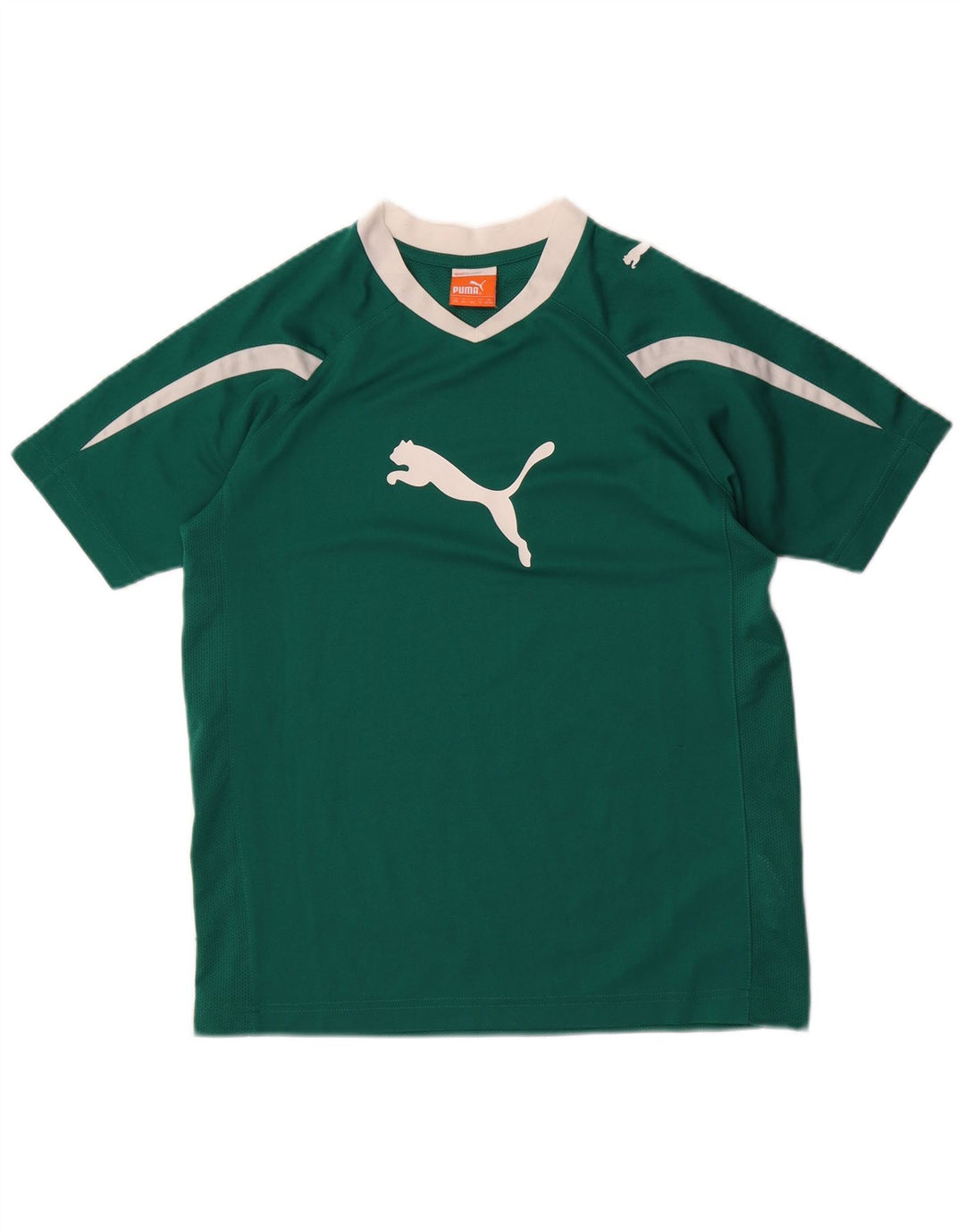 Tricou grafic PUMA pentru băieți Top 13-14 ani Poliester verde