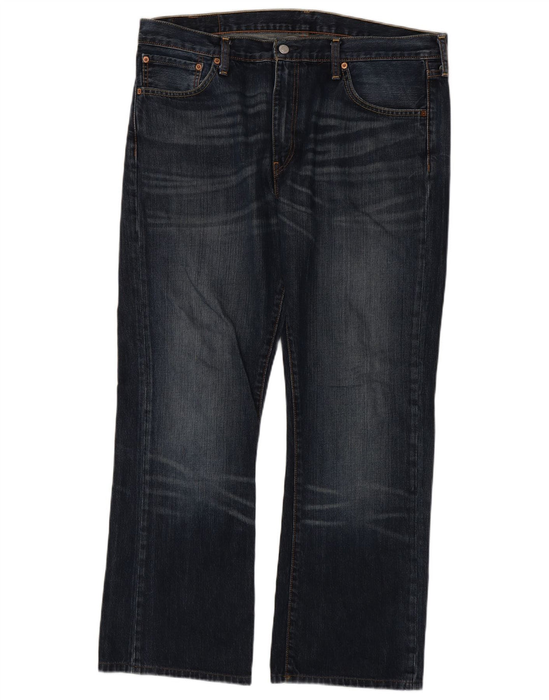 Blugi pentru bărbați Levi's 527 Bootcut W38 L30 bumbac bleumarin