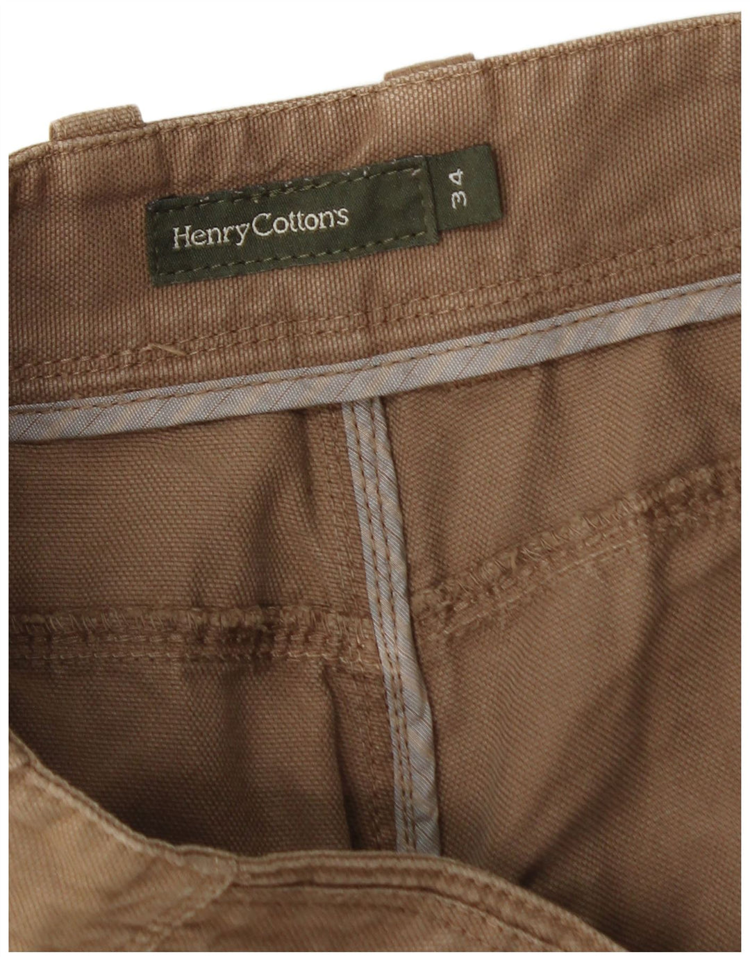 HENRY COTTONS Pantaloni casual drepti pentru bărbați L34 L34 bumbac bej