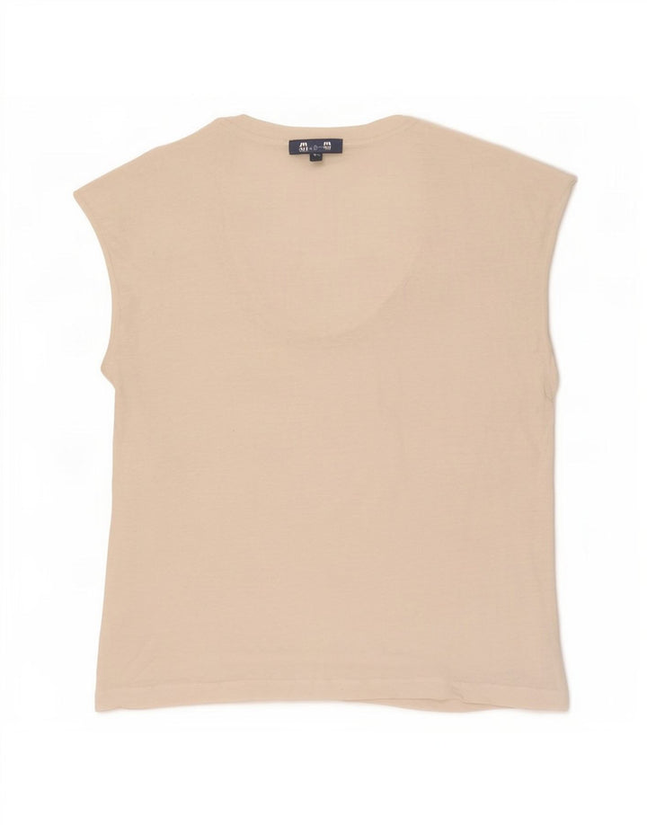 Vestă Massimo Dutti pentru femei UK 14 Medium Off White
